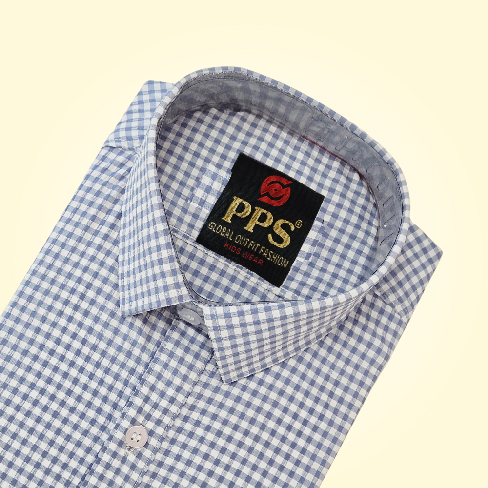 Sky Check Linen Cotton Shirt Sky Check Linen Cotton Shirt