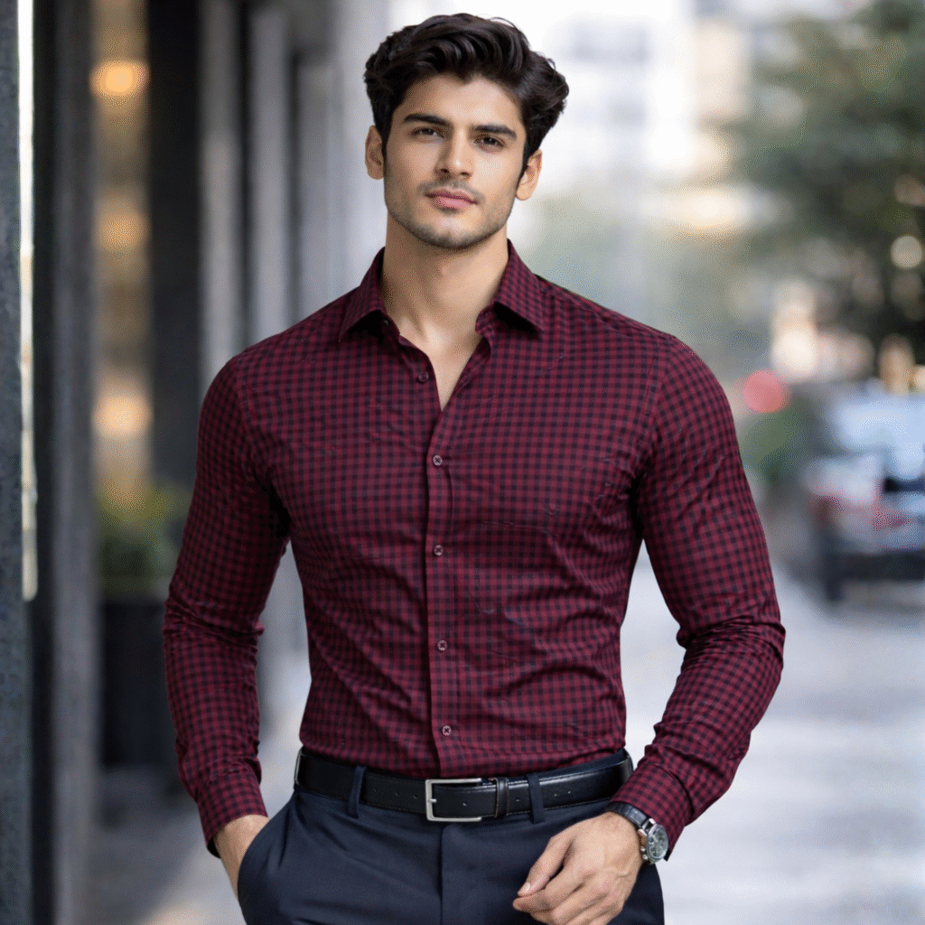 PPS Check Formal Shirts