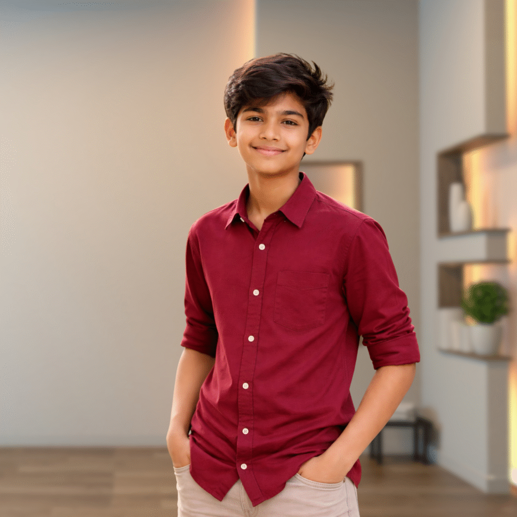 pps plain kids shirt